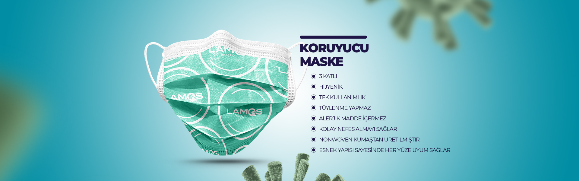 Lamos Trade Co. | El ve Cilt Dezenfektanı, Maske, Gıda